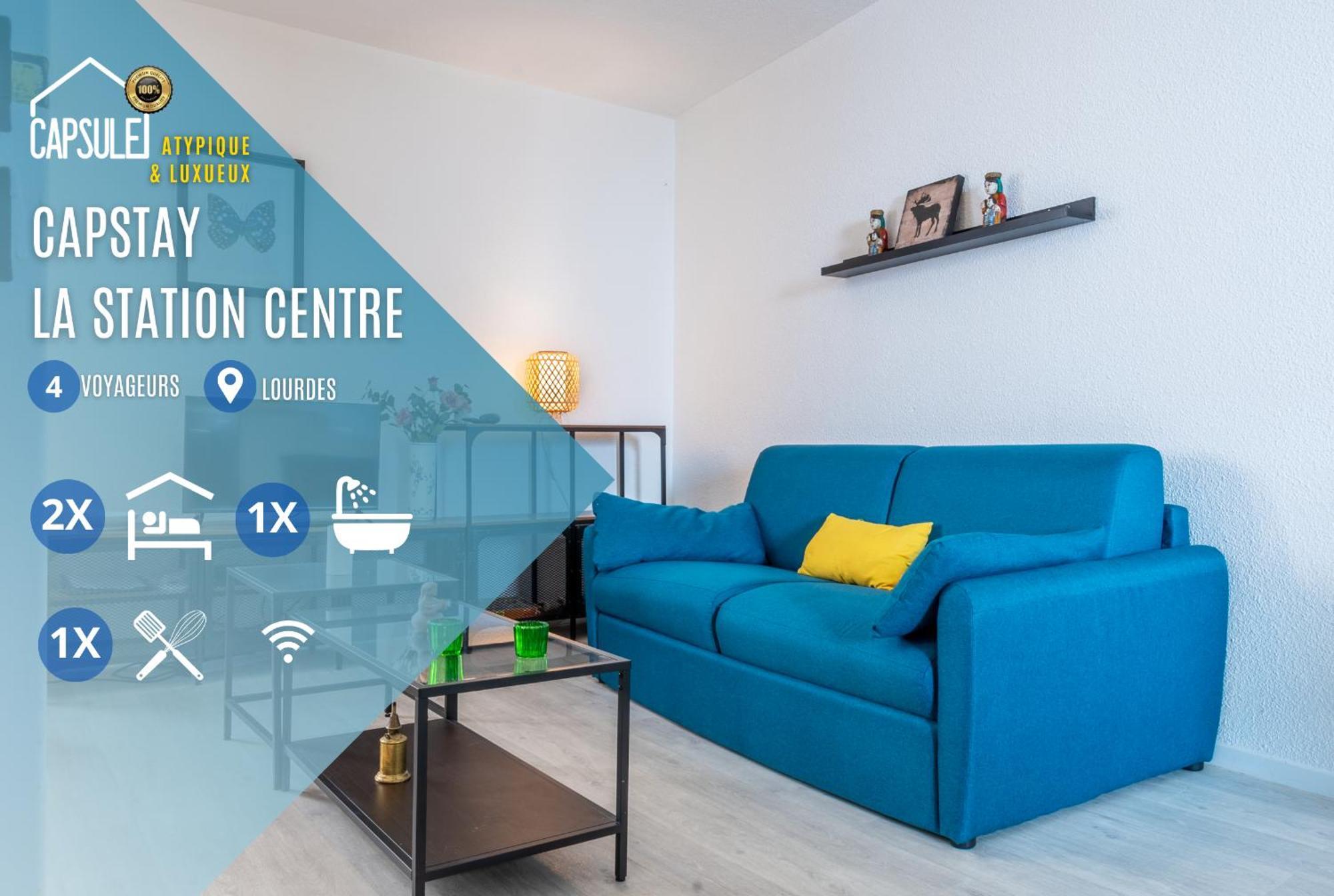 Capstay La Station - Lourdes - Centre - Residence Serenity Exteriör bild